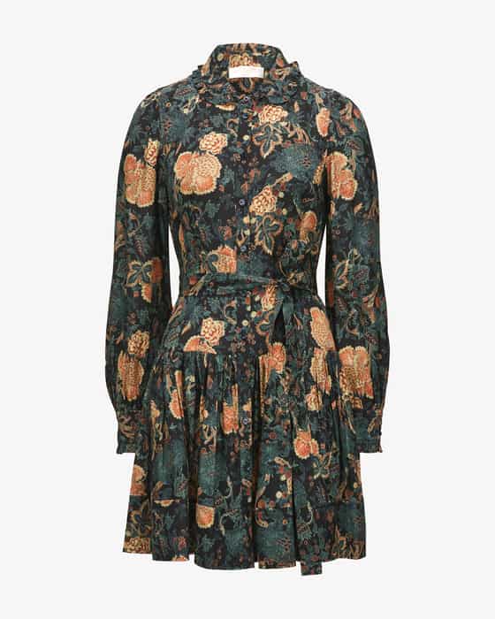 Simona Seiden-Blusenkleid