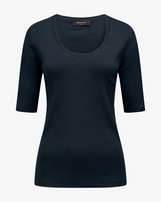 Tシャツ・カットソー FABIANA FILIPPI TOP (JED275F606L396) Fabiana Filippi Jersey Tank Top in Black