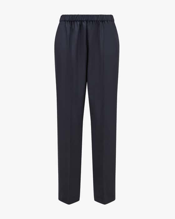 パンツ FABIANA FILIPPI Straight wool trousers (PAD215F353 825) Fabiana Filippi Wool straight trousers with pockets and