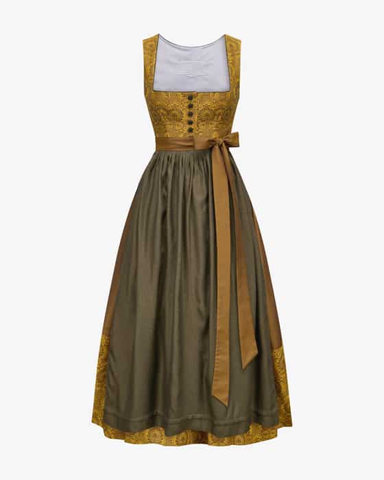 Dirndl lang mit Schürze 