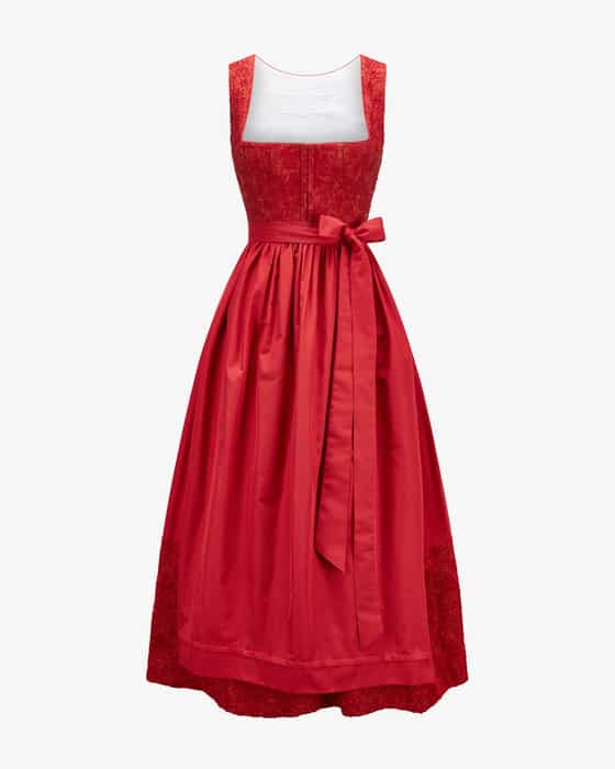 Dirndl lang mit Schürze