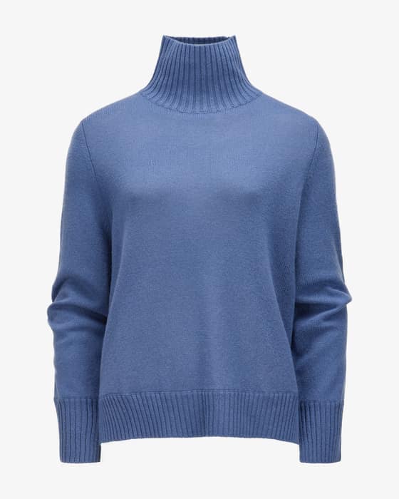 Cashmere-Stehkragenpullover