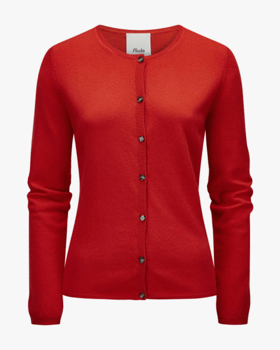 Cashmere-Strickjacke 