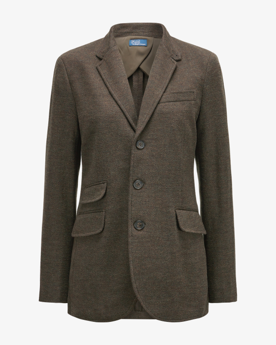 Blazer aus Baumwolle und Wolle