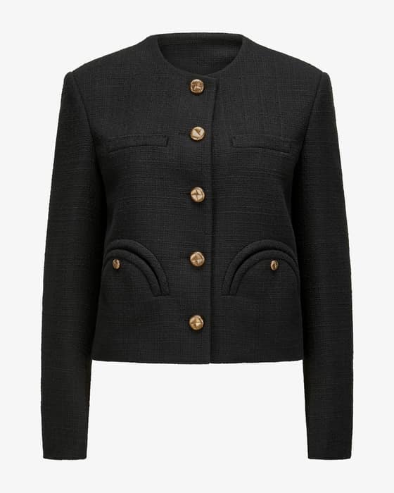 Missy Shamo Bolero Blazer aus Baumwoll-Mix