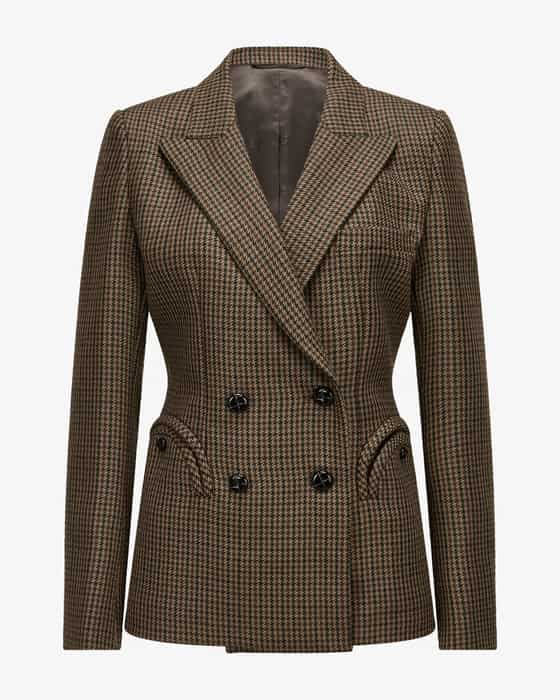 Zemi Charmer Doppelreiher-Blazer aus Schurwolle