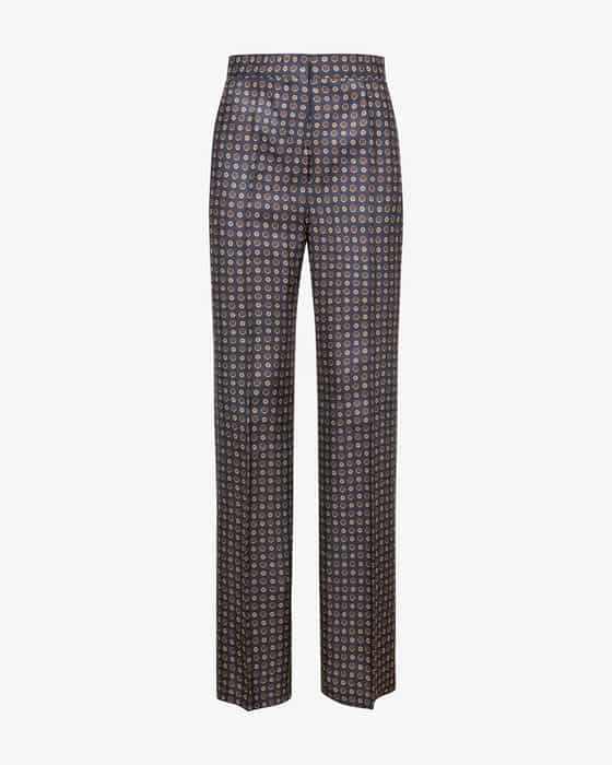 Fauna Hose aus Seide