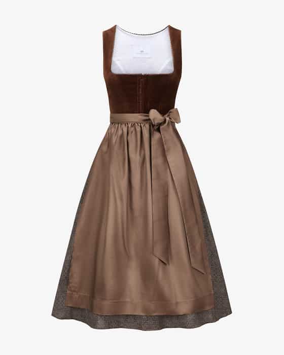Midi-Wiesndirndl mit Schürze 