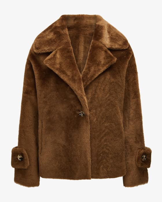 Wende-Lammfelljacke