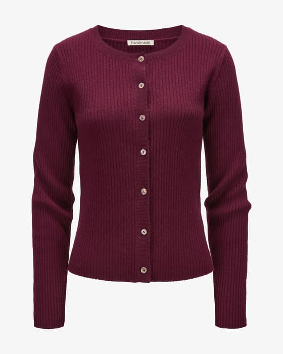 Cashmere-Strickjacke