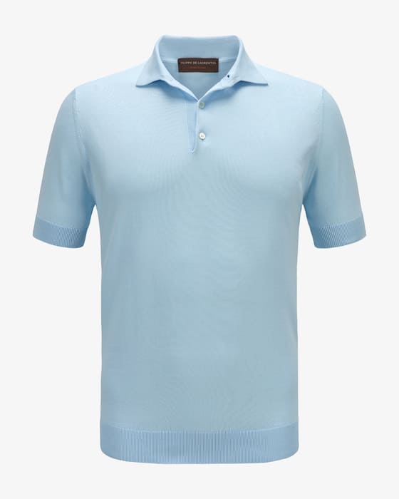 Knitted polo shirt 
