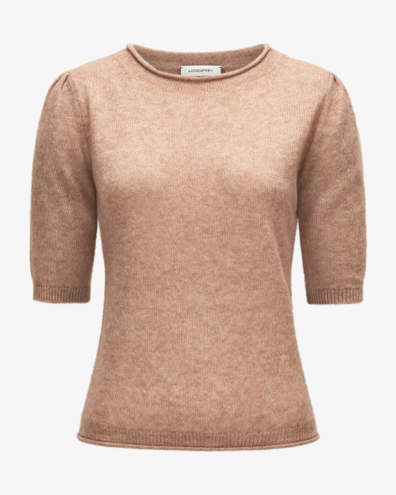Strickshirt aus Cashmere und Seide