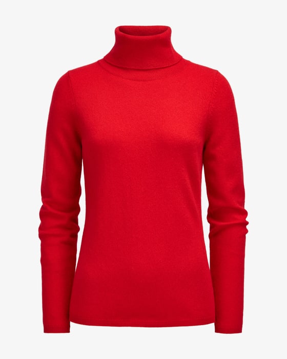 Cashmere-Rollkragenpullover 