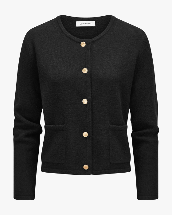 Cashmere-Strickjacke
