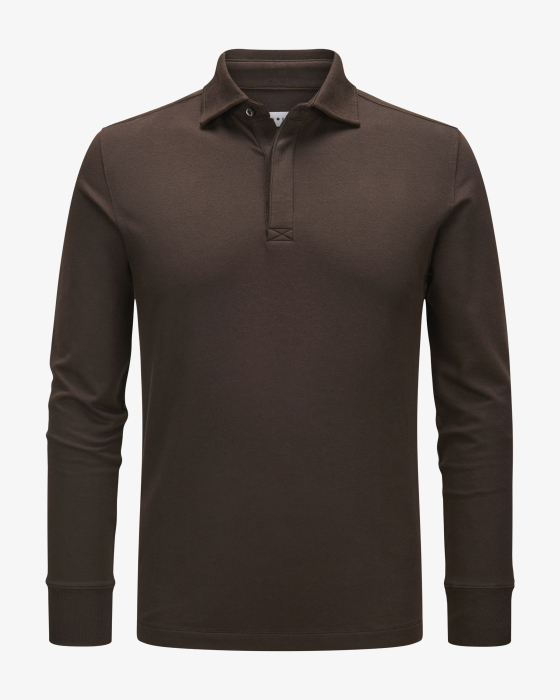 Langarm-Polo 