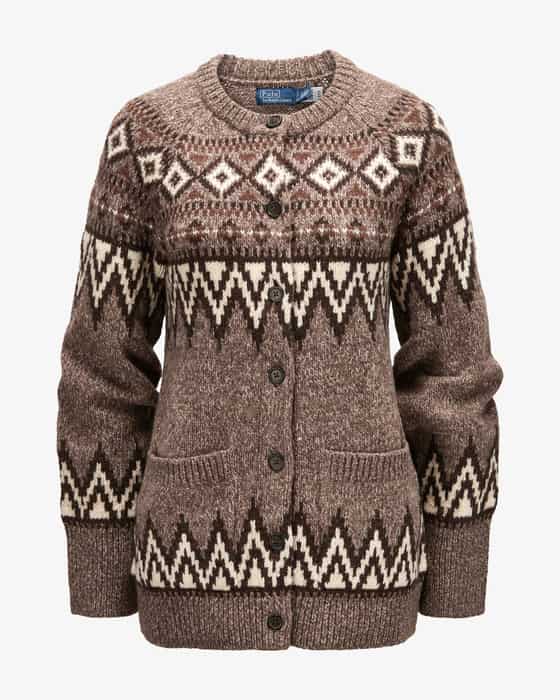 Strickjacke aus Woll-Mix