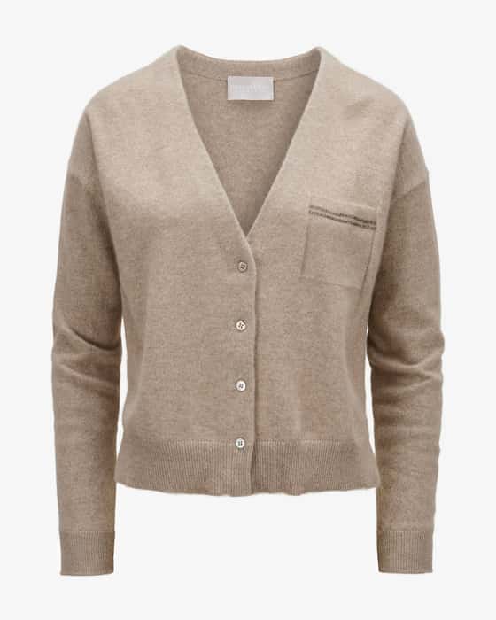 Cashmere-Strickjacke 