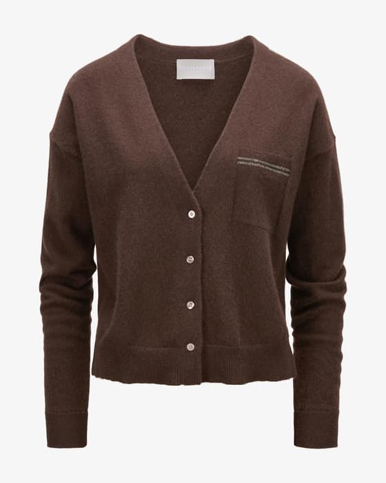 Cashmere-Strickjacke 