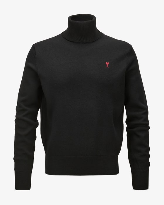 Rollkragenpullover aus extrafeiner Merinowolle