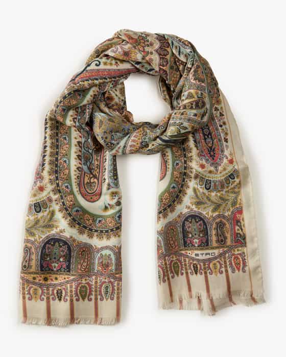 【関税&送料込】Etro Scarf With Print 三越伊勢丹 | ETRO/エトロ_Women通販 | センタープリント ウール