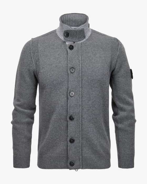 Strickjacke aus Schurwoll-Mix