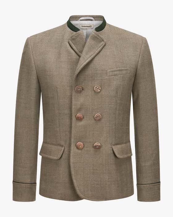 Korbe Doppelreiher-Trachtenjanker aus Schurwolle