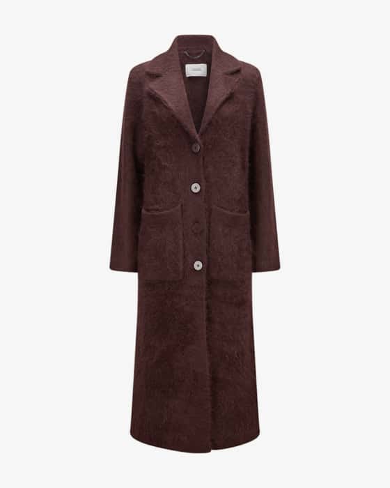 Dorothee Schumacher Fluffy statement knitted coat  at LODENFREY