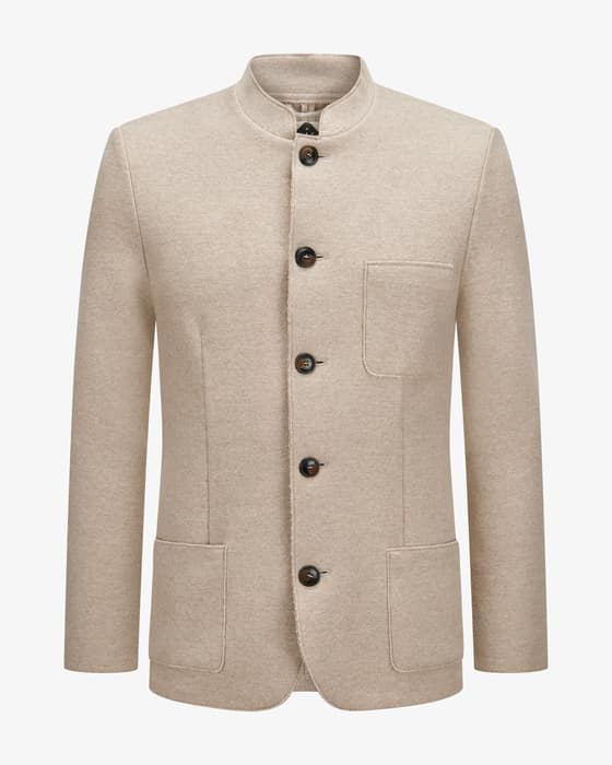 Maximus Trachten-Janker aus Schurwolle und Baumwolle