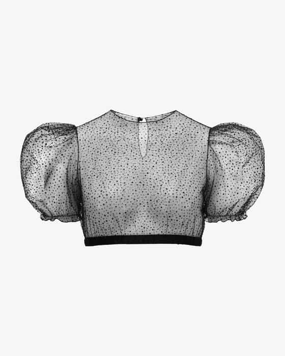 Gloria Dirndlbluse Semi-Transparent