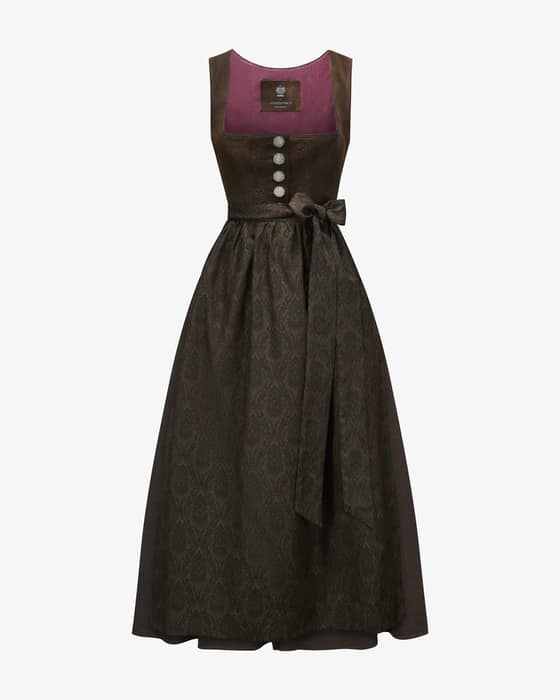 x LODENFREY Linderhof dirndl long with apron