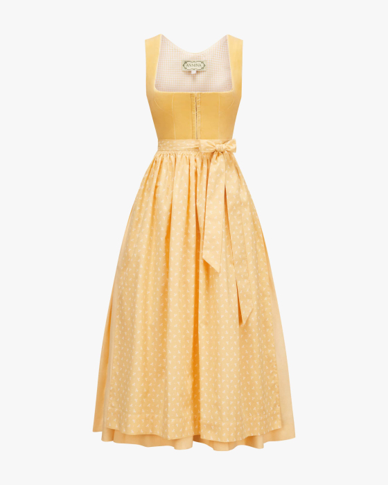 Dirndl lang mit Schürze