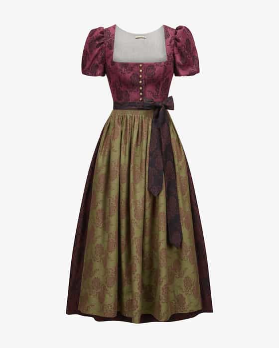 Laura Dirndl lang mit Schürze 