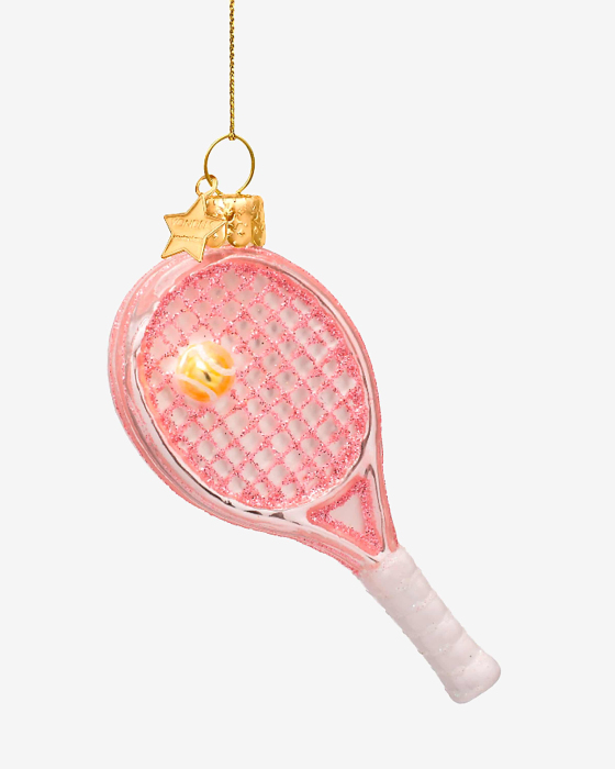 Tennis Racket Weihnachtsanhänger 