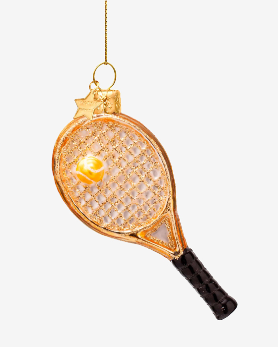 Tennis Racket Weihnachtsanhänger 