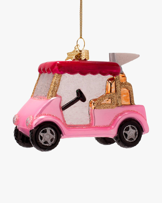 Golf Car Weihnachtsanhänger