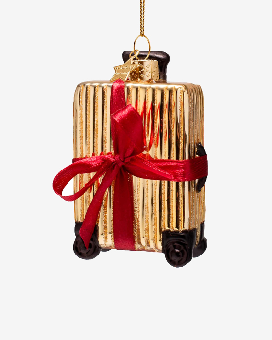 Ribbed Suitcase Weihnachtsanhänger 