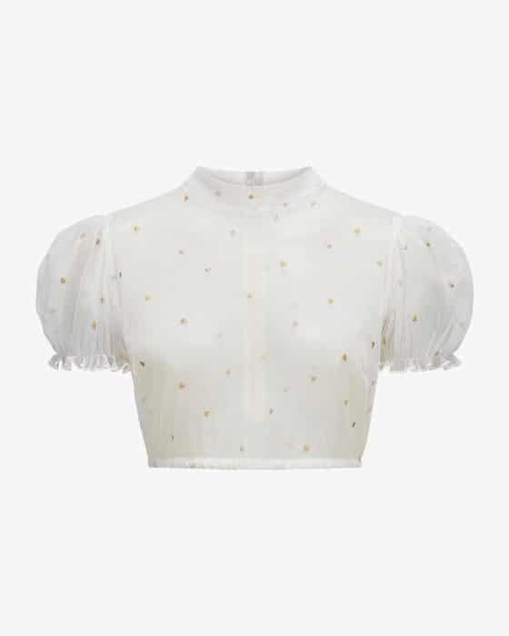 Leni dirndl blouse transparent 