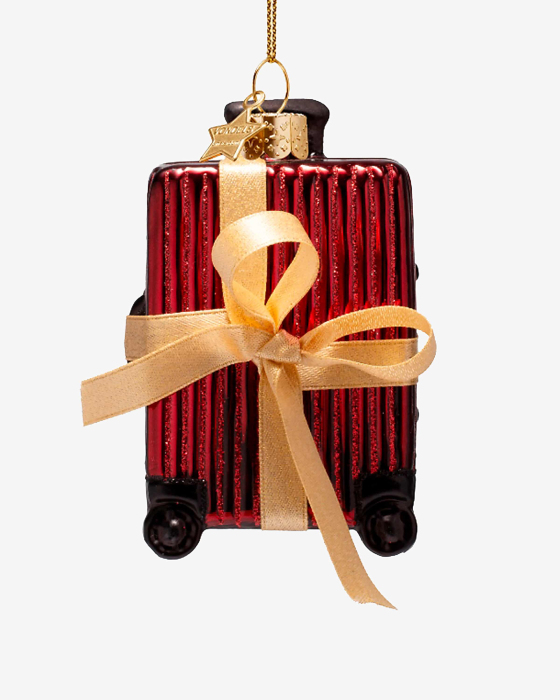 Ribbed Suitcase Weihnachtsanhänger 