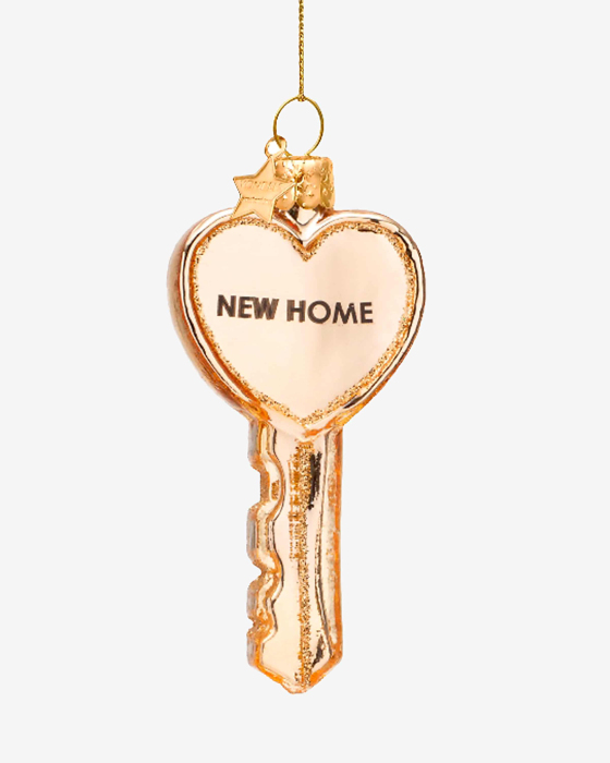 Key New Home Weihnachtsanhänger