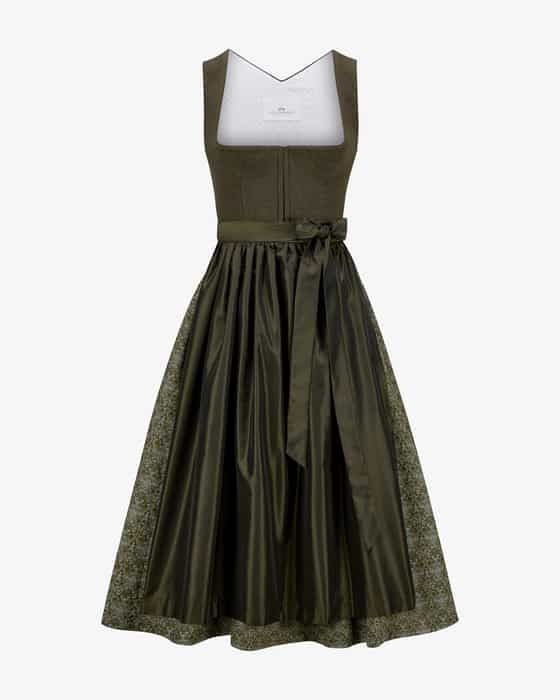 Dirndl lang mit Schürze 