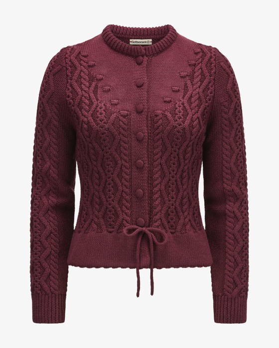 Lene traditional cardigan made from merino wool