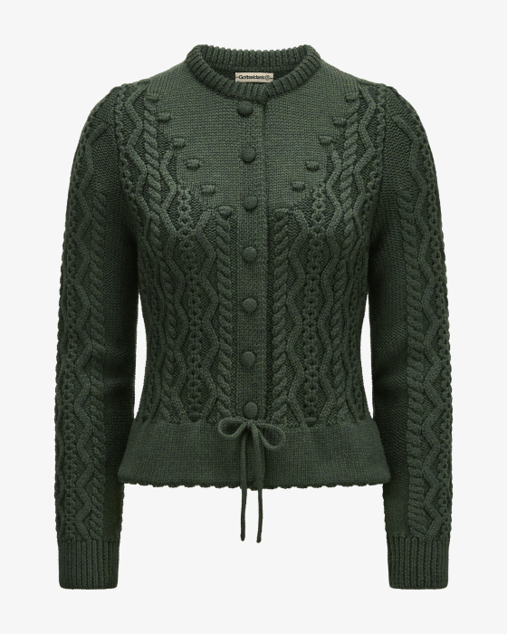 Lene traditional cardigan made from merino wool