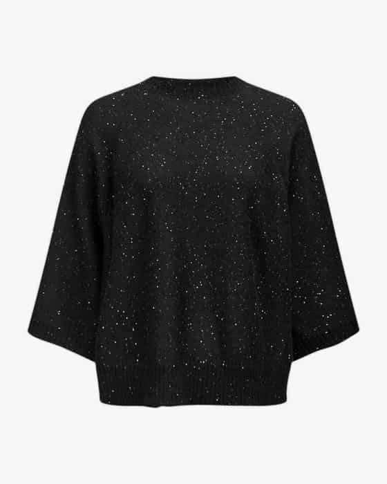 Strickshirt aus Merinowoll-Seiden-Mix