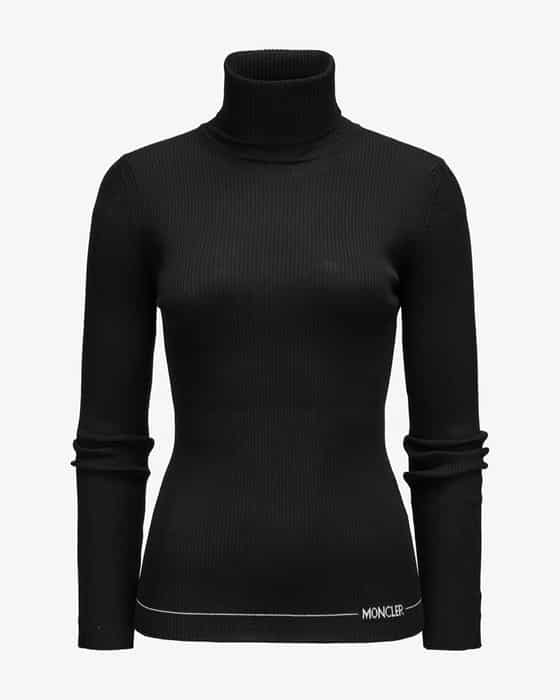 【MONCLER】ドレス タートルネック ウール ニット フェミニン タートルネック MONCLER(モンクレール) ニット・セーター