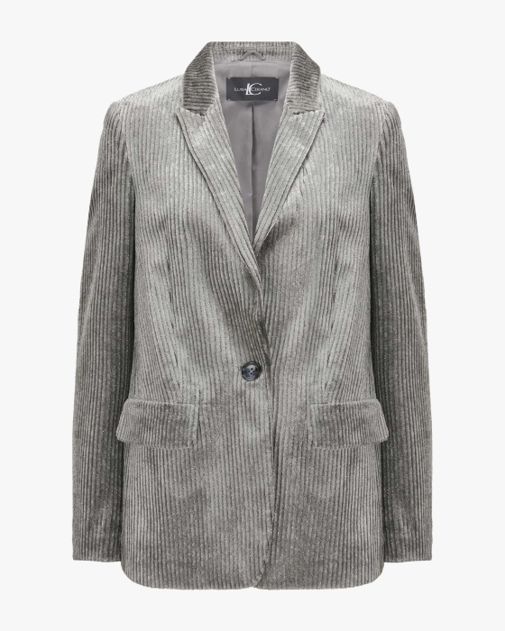 Blazer aus Viskose-Mix