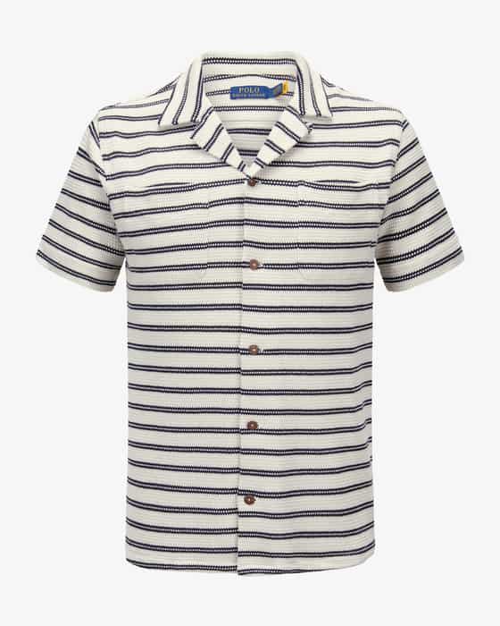 Strickhemd aus Baumwoll-Mix