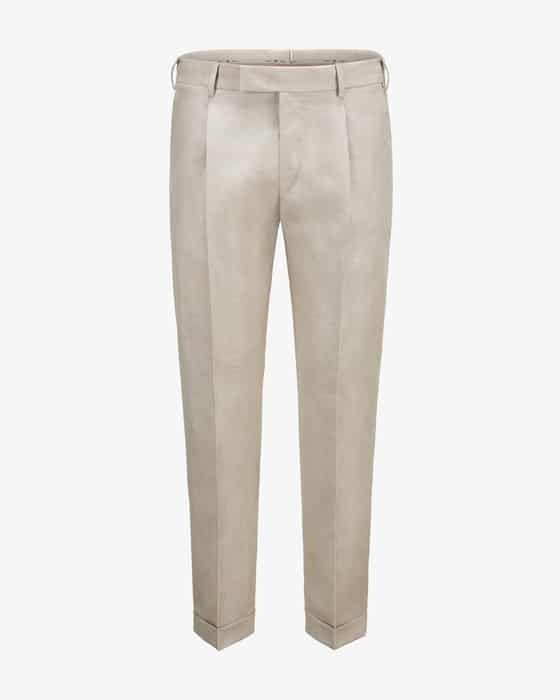 x LODENFREY Hose Edge Rebel Fit aus Schurwolle und Leinen