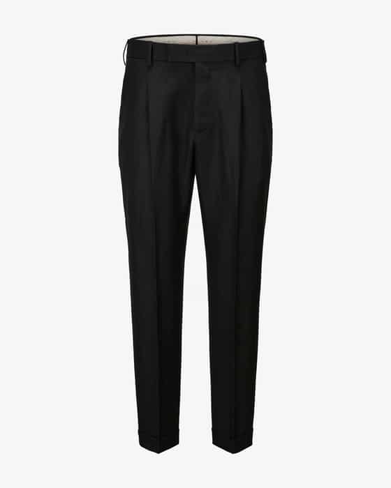 x LODENFREY Hose Edge Rebel Fit aus Schurwolle und Leinen