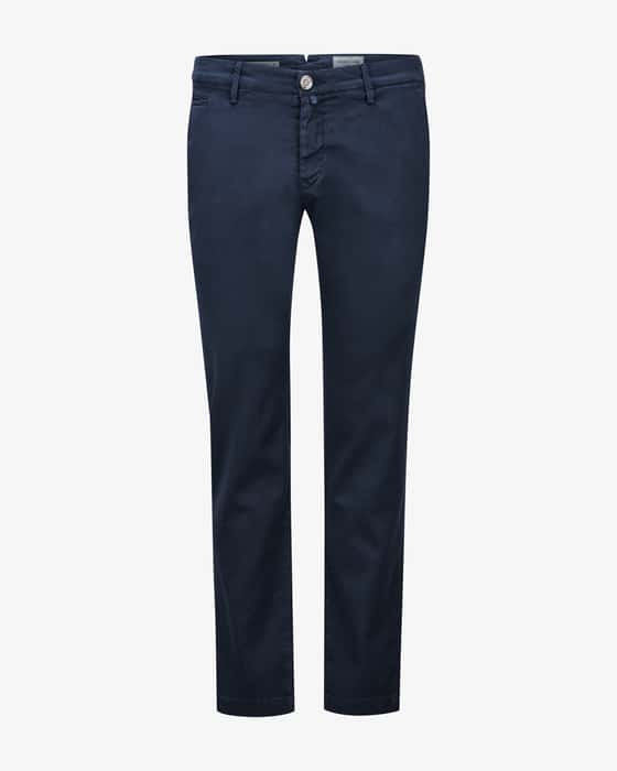 Hose Bobby Slim Fit aus Baumwoll-Leinen-Mix