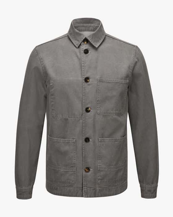 Shirtjacket aus Baumwolle